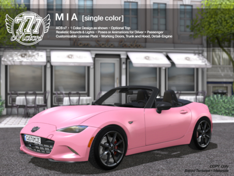 Second Life Marketplace - [777] MIA V2 - Pink (Add)